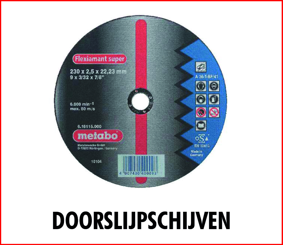 doorslijpschijven